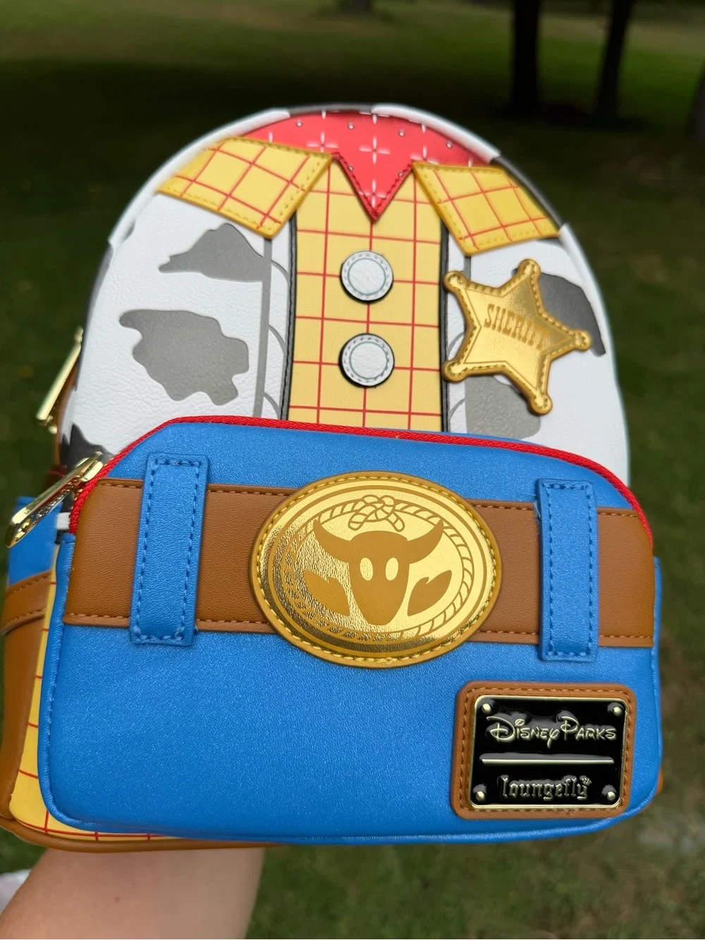 Disney Parks Loungefly Toy Story Woody Sheriff 2024 Mini Backpack NWT